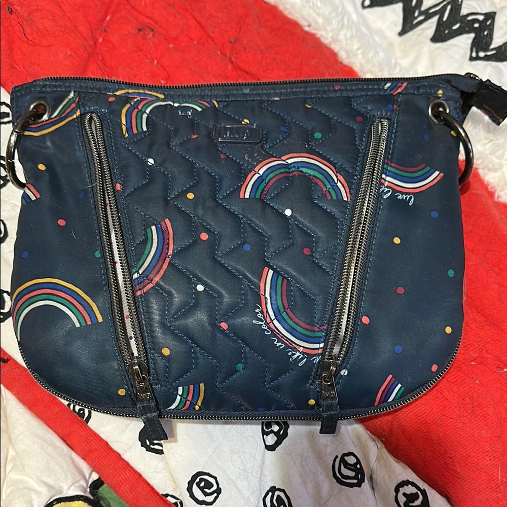 Used Lug Crossbody Bag swivel